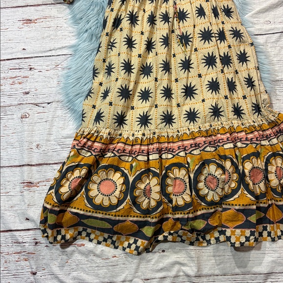 Farm Rio x Anthropologie Resort Tropical Sunshine V-Neck Maxi Dress - Picture 5 of 11